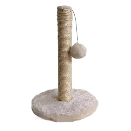 Planche à gratter for chat colonne verticale en sisal abricot