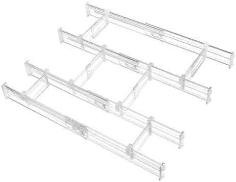 Vtopmart 2.36” Drawer Dividers with Expandable Inserts, 12.8"-22....