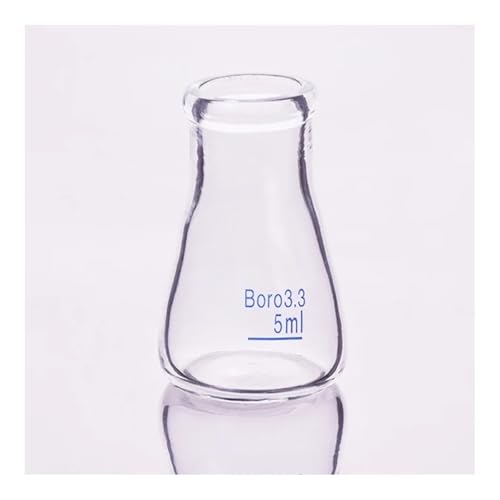 Flacon Erlenmeyer en verre borosilicaté 5 ml pour expériences et formulations