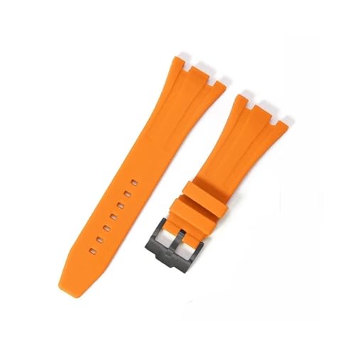27mm 28mm 30mmラバーシリコーンウォッチストラップAPロイヤルオークオフショアシリーズバンドメンズブレスレットソフトリストバンドにフィット