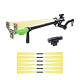 MXLUSINE Powerful Hunting Trigger Mechanism Rubber Band Slingshot Gun Slingshot Rifle for Adult