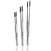 PRECISE CANADA: TWEEZERS STEAM & ULTRASONIC PVC COATED TIPS NON MARRING 3 PCS 8
