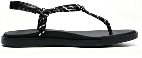 Flip Flops for Women with Arch Support Comfortable Beach Shower Sandals with Adjustable Hook & Loop Heel Strap Lightweight, Cushioning, Shock-Absorbing Thong Flip Flops — 사진 4