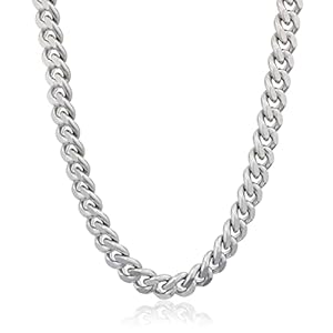 Amazon Essentials Stainless Steel 8MM Cuban Chain (previously Amazon Collection)