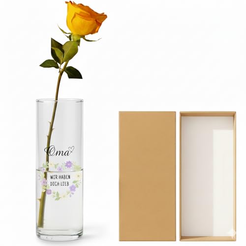 Oma Geschenk Weihnachten Vase Set – 3-Teiliges Geschenk Für Oma |...