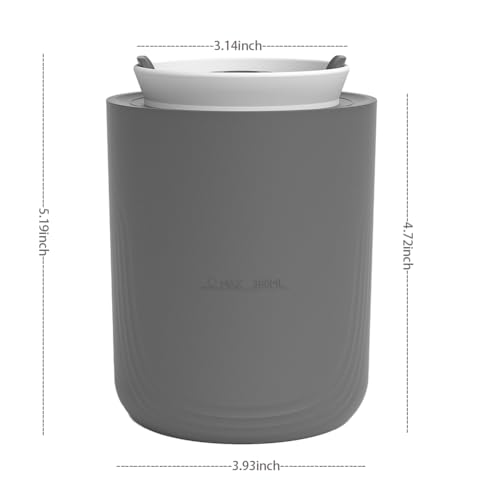 Molde de cubitos de hielo mini de silicona gris con vaso cilindro miniatura 2