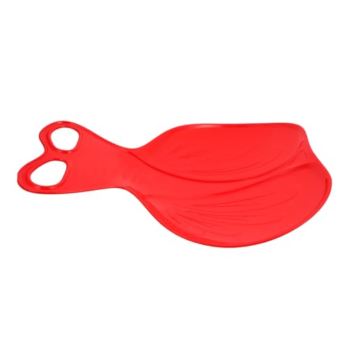 BRIGHTFUFU Grass Skiing Board for Boys and Girls Bum Slider Seat Outdoor Sled Sturdy Handle Snow Grass Sledding Fun Random Color