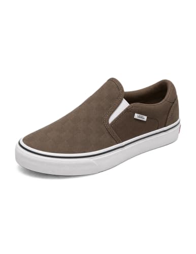 Image of Vans Mens Asher Deluxe Slip-on Shoe | Comfortable Sneakers for Fashion, Walking & Everyday Wear