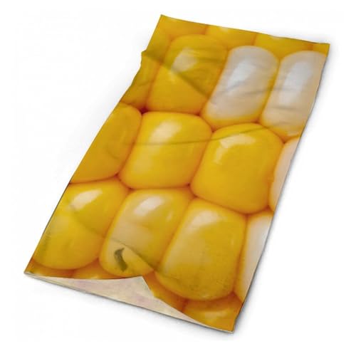 LZPMWEA Corn on The Cob Microfiber Neck Gaiter UV Protection