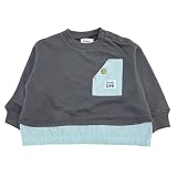 トレーナー キッズ 長袖 男の子 女の子 Buddy Lee バディーリー バディリー トップス スウェット 子供服 XYZ(Ｃチャコール 110cm)