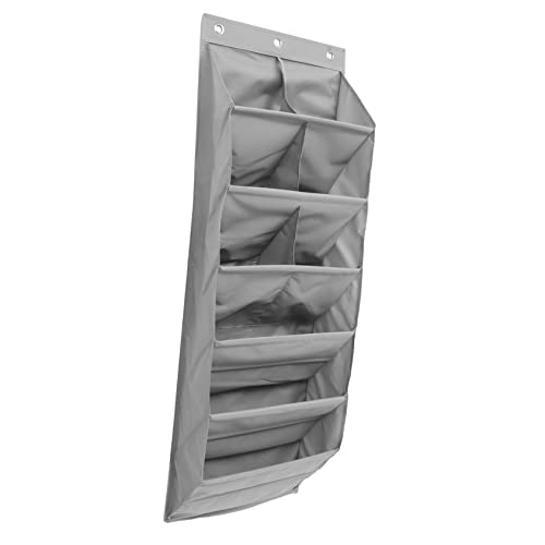 SOLUSTRE Door Organizer Hanging over The Door Organizer Easy Install Storage Pouch Store Shoes Medicine Boxes Glasses Bags Socks