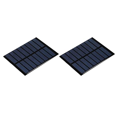 sourcing map 2 Stück Mini Solarpanel, 4V 0.8W 200mA Mikro Zellen Sonnenkollektor für DIY...