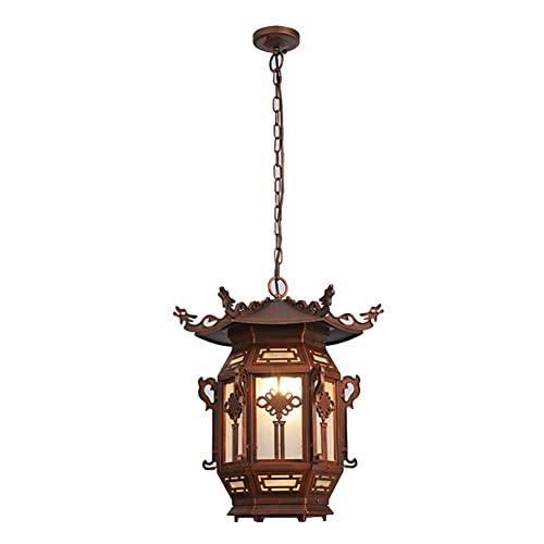 Lumière suspendue créative vintage pour sublimer l'ambiance de votre cour