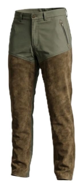 Pantalón de caza mayor con serraje para jornadas de monte bajo