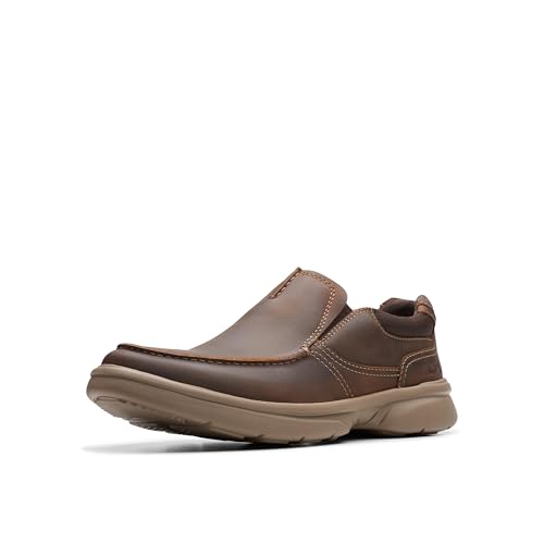 Clarks Bradley Free, Mocasín Hombre, Cuero de Cera de Abeja, 48 EU