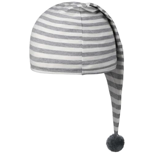 Lipodo Schlafmütze (56 cm lang) - Damen und Herren - Nachthaube aus Baumwolle - Bommelmütze One...