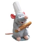 TEETSY Ratatouille Chef Remy with Bread Magnetic Shoulder Pal Plush, Blue