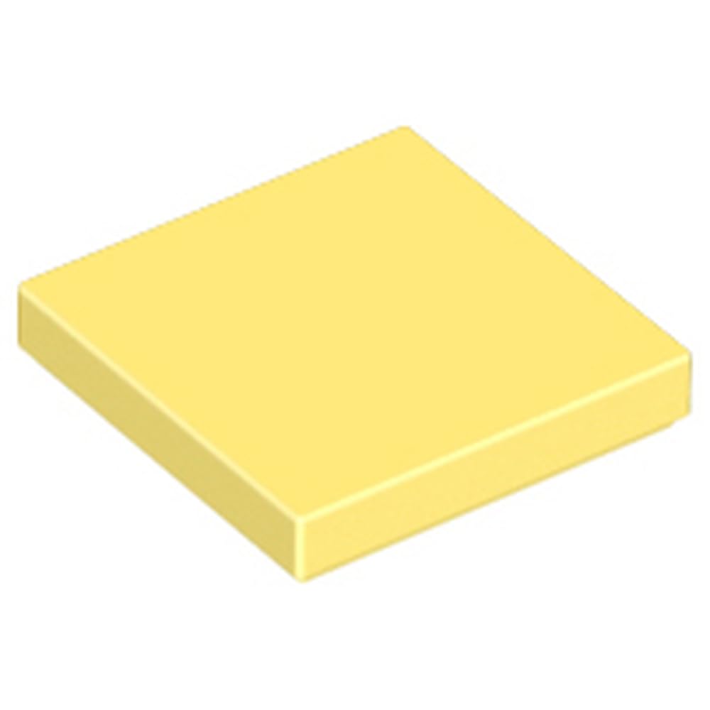 LEGO Tile 2x2, Part 3068, Choose Your Colour (Bright Light Yellow, 10, Bricks) — image 1
