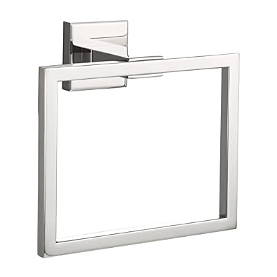 Tecmolog Toallero Cuadrado de Pared Acero Inoxidable Toalleros de Aro para Baño y Cocina, Pulido Espejo, SBH239