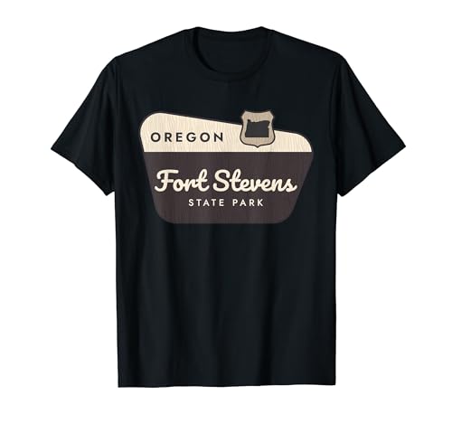 Fort Stevens State Park Oregon Welcome Sign Vacation T-Shirt