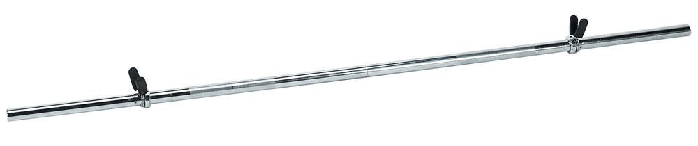 Bodyline Bilanciere Per Pesi Acciaio Cromato Con Chiusura A Molla Lunghezza 150cm E Diametro 25mm - Fitness A Casa