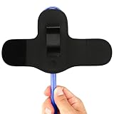 (Patent No:USD1053358S) Premium Leather Stethoscope Holder Hip Clip for Scrubs,Stethoscopes Holster for 3M Littmann ADC EKO,Stethoscope Belt Clip Holder for Doctors Nurses EMT EMS