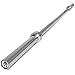 Titan Fitness 86" Barbell Solid 2" Olympic Plates Weight Bar Bench Press Chrome