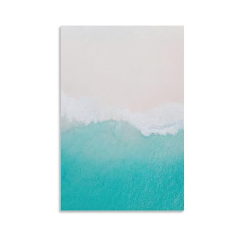 ハワイ青空、海、ビーチのポスター (9) 絵画 ポスター 印刷 ウォールアート 壁飾り 壁の絵16x24inch(40x60cm)