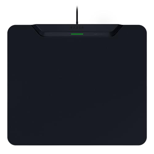 Razer HyperFlux V2 - Système de Charge sans Fil pour Souris de Jeu - Tapis de Souris de Jeu & Palet de Charge (indicateur de Charge LED, Pieds en Caoutchouc...