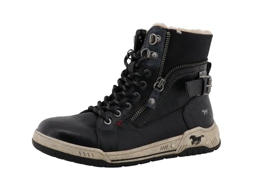 Mustang Women's Ankle Boots Sporty Outdoor Shoe 15M0092001, black, 6 UK