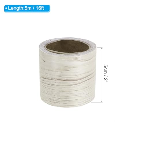Image of PATIKIL Wood Grain Repair Tape 2in x16ft, Self Adhesive Realistic Textured Repair Tape Patch for Floor Door Table Cabinets Desk, White Maple
