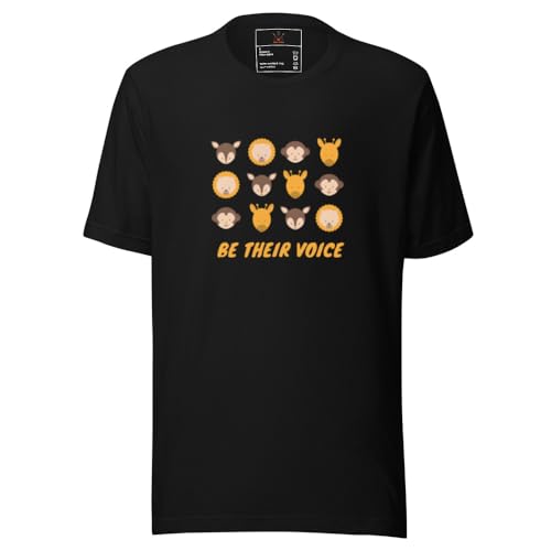 T-shirt protection des animaux Be their Voice en tissu pré-rétréci haut de gamme
