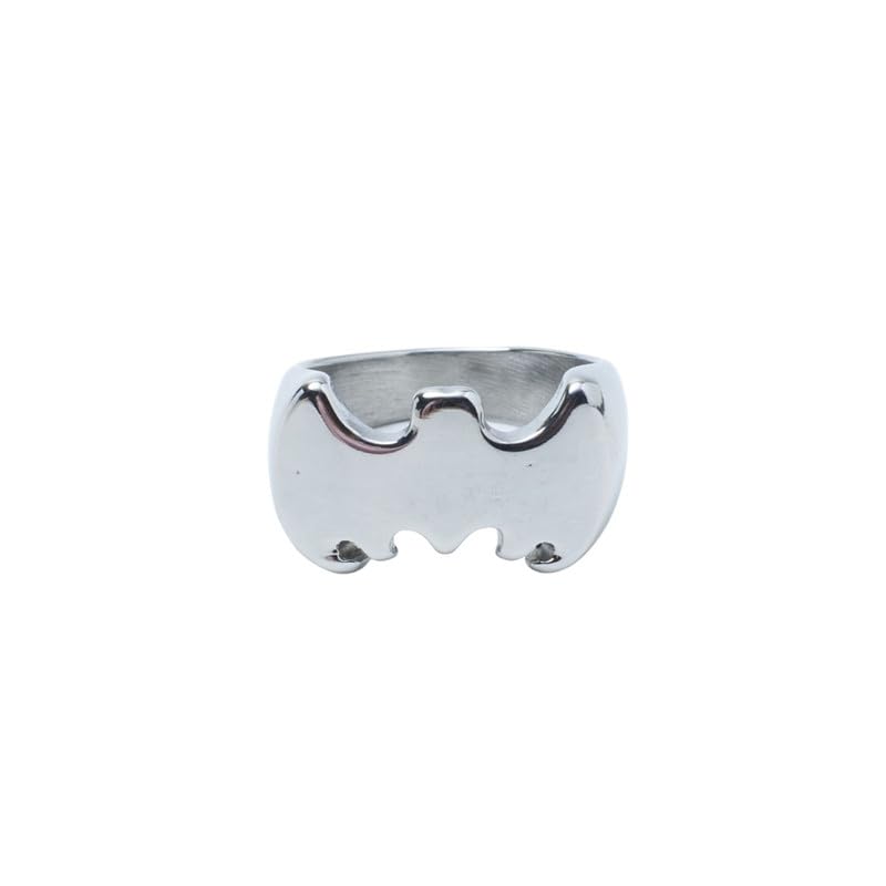 Salty Alpha BatMan Enigma Finger Ring for Men & Boys | Stainless Steel | Stylish & Minimal | Birthday Gift | Aesthetic Jewellery | Accessories for Everyday Wear (B0D3XWLL1F) Amazon Price History, Amazon Price Tracker