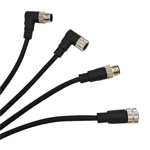 Cable M12 hembra de 8 pines con línea de PVC de 2m para una transmisión industrial sin pérdidas 3