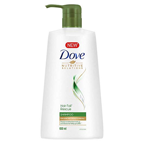 Image of Dove Intense Repair Shampoo, 1L & Dove Hair Fall Rescue Shampoo, 650ml