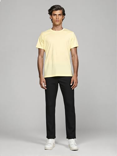 Men's Thermal Straight Leg Dress Pants, Classic Fit, Black4