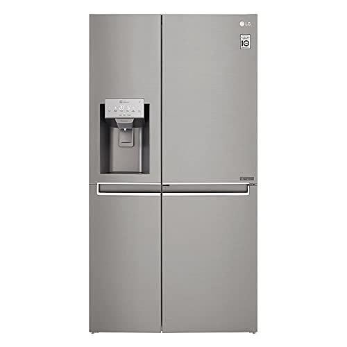 Refrigerador LG Side By Side New Lancaster 601L Door In Door Aço Escovado 110V GS65SDN