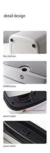 Papelera automática sensor 18L blanca ABS rectangular miniatura 3