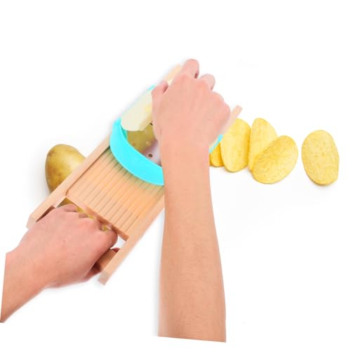 Cortador manual de verduras amplia 35 cm para cocina miniatura 5