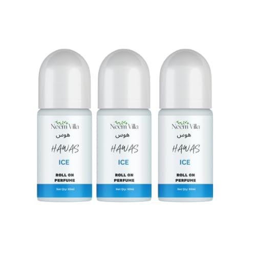 Image of Roll-On & Underarms Roll-On Duo - Alcohol-Free, Silicon-Free, Paraben-Free, Elegance Infused, Underarm Whitening Natural Roll On, Deodorant For Women&Men - 50 ml (HAVAS ICE PACK OF 3)