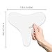 QIEIMUFHD Anti-Wrinkle Chest Pads 100% Medical Grade Care Décolleté Pads Silicone Chest Pads Smooth & Prevent Wrinkles Patches, Comfortable, Safe & Cruelty-Free Reusable