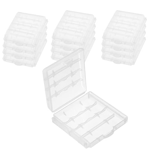 hrsyyl 12pcs AAA Battery Storage Case Holder Box AA Battery Storage Case