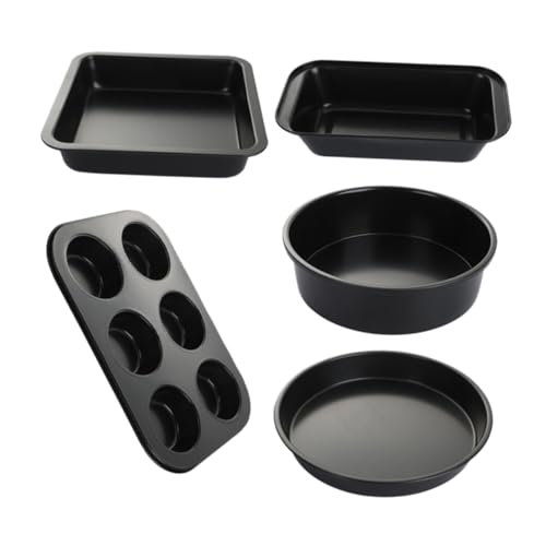 VINTORKY 1set Non-stick Baking Bakeware for Cakes Pizza and Toast and Scratch-resistant for Home Bakery and Diy Crafts