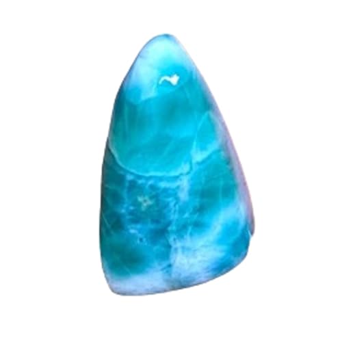 Larimar cabochon triangle 21x11x7mm pour création de bijoux DIY