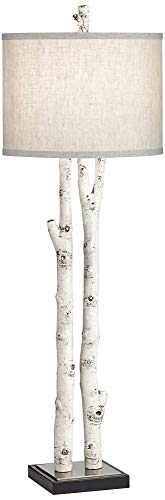 Pacific Coast Lighting Forest Birch Branch Metal Table Lamp In Natural/White #TOP17