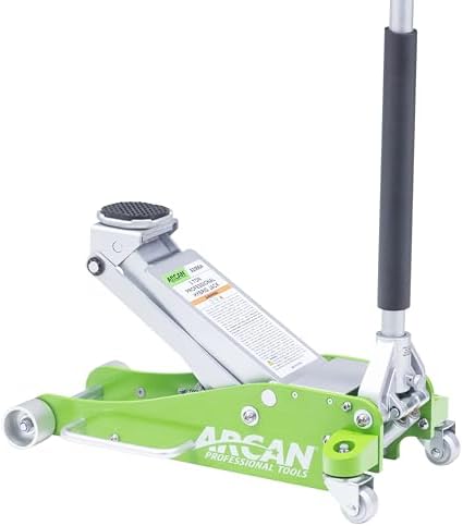 ARCAN 3-Ton Hybrid Aluminum and Steel Low Profile Floor Jack with...