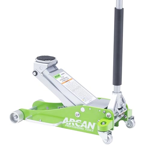 ARCAN 3-Ton Hybrid Aluminum and Steel Low Profile Floor Jack with...