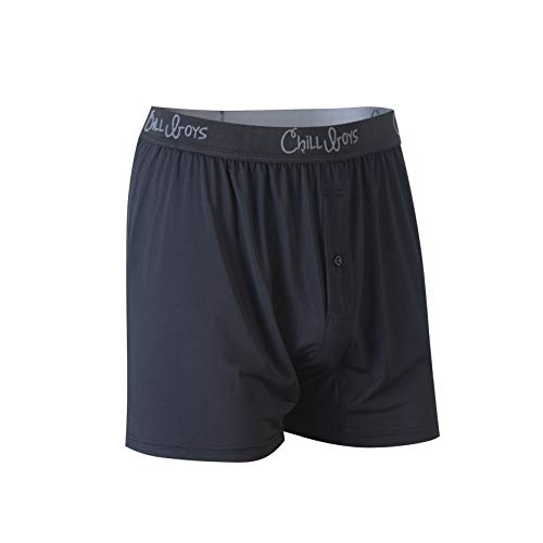 Chill Boys Men's Comfortable Performance Boxers- 3 Pack, Breathable Underwear, Soft Quick-Dry Boxer Shorts (3Xl, Performance Black) #TOP2