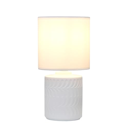 Lámpara de mesa Simple Designs LT1167-OFF 10 pulgadas cerámica miniatura 2