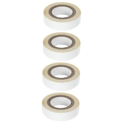 TOVINANNA 4 Rolls Wig Tape for Lace Wigs Strong Glue Comfortable Double-Sided Tape Application